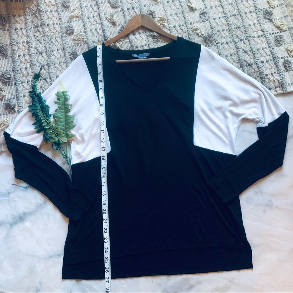 Vince Black & White Colorblocked Sweater - Picture 6 of 6
